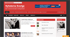 Desktop Screenshot of nyheternasverige.se